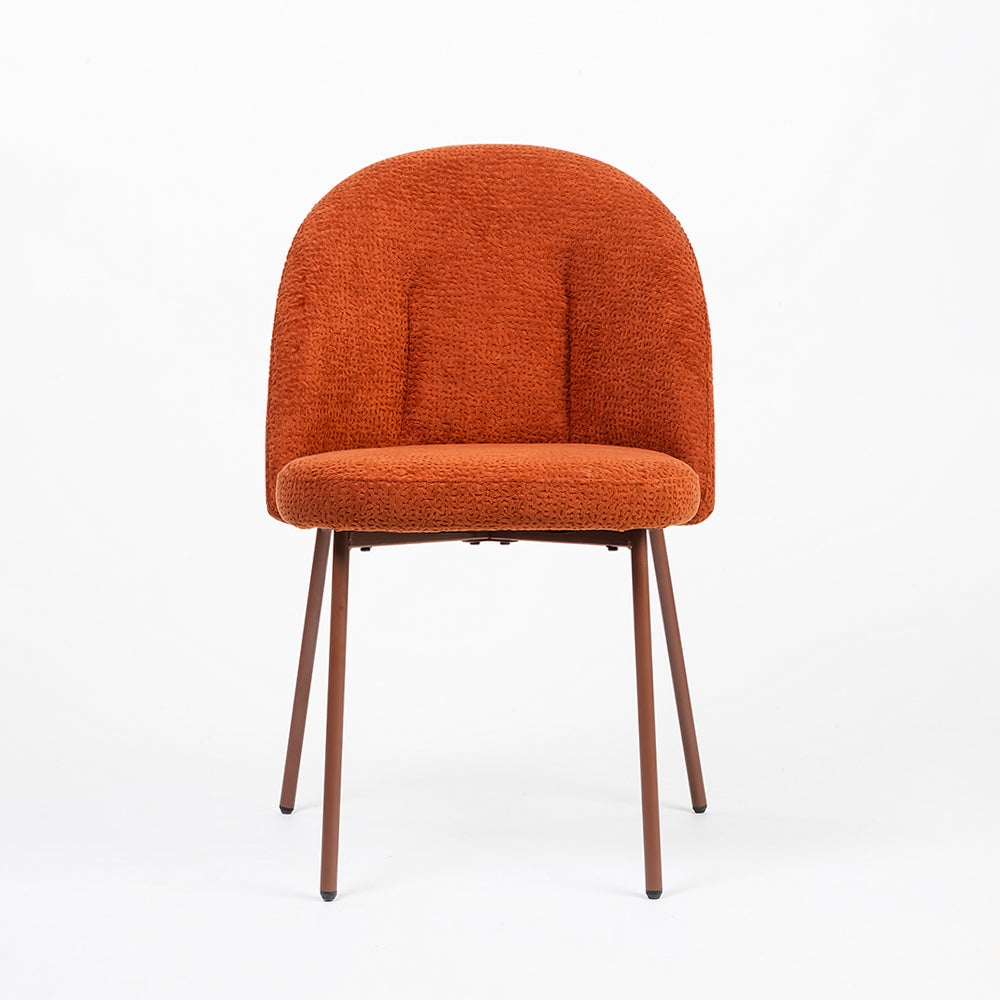 Lisbon Dining Chair Rust Red