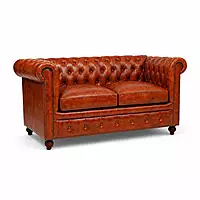 Chester 2 Seater Cognac Leather Sofa