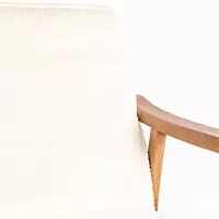 Sula Wooden Armchair White