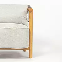 Luxo Parawood Armchair Light Grey