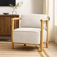 Luxo Parawood Armchair Light Grey