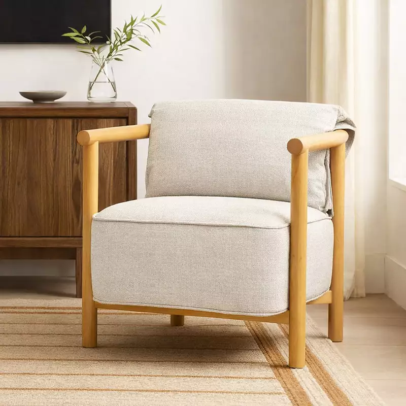 Luxo Parawood Armchair Light Grey