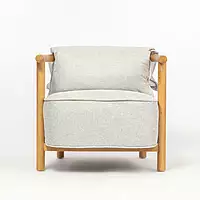 Luxo Parawood Armchair Light Grey