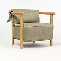 Luxo Parawood Armchair Sage Green