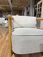 Luxo Parawood Armchair Light Grey