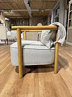 Luxo Parawood Armchair Light Grey