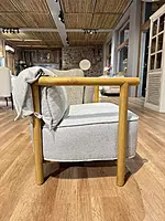 Luxo Parawood Armchair Light Grey