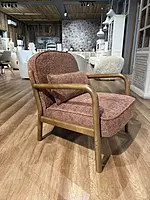 Leo Armchair Dusty Rose Brown
