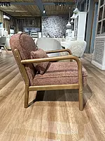 Leo Armchair Dusty Rose Brown