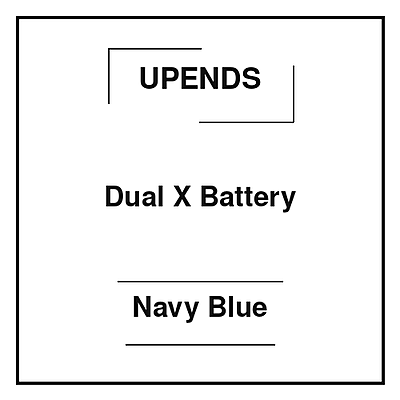 Upends Dual X Battery Navy Blue