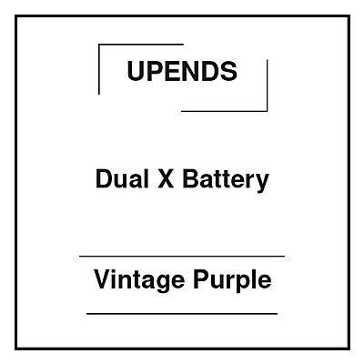 Upends Dual X Battery Vintage Purple