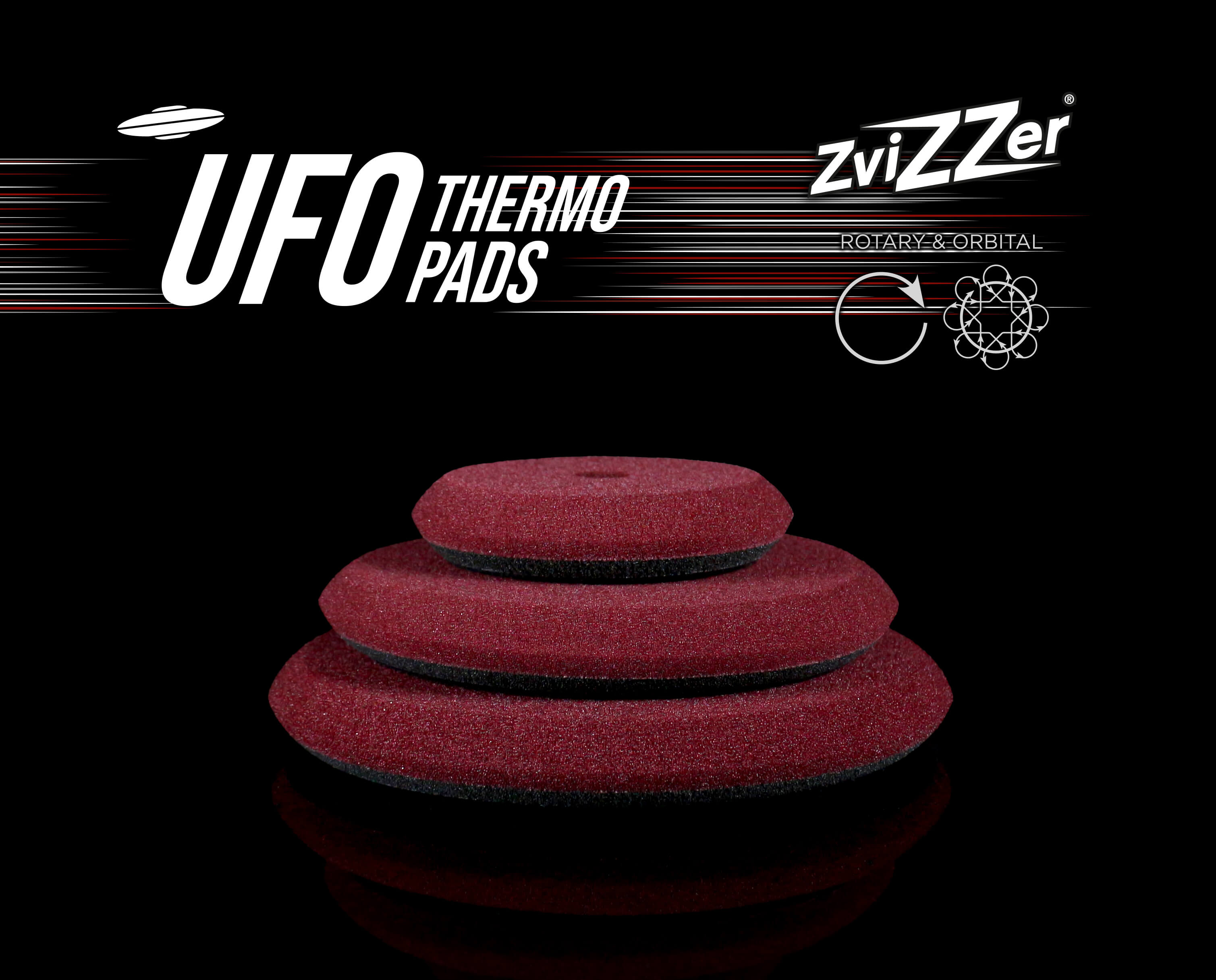 Zvizzer Pad UFO Thermo ROUGE Zvizzer Pad UFO Thermo ROUGE