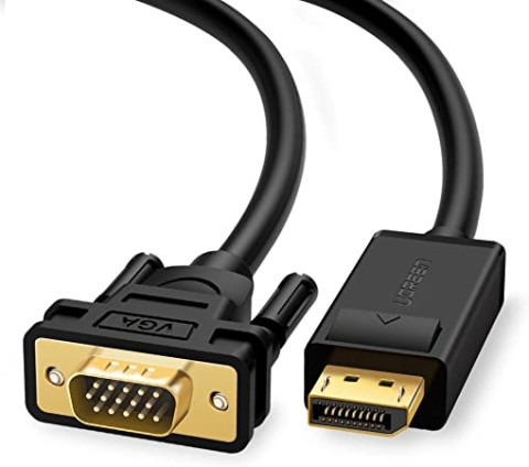 UGREEN DisplayPort Male to VGA Male Cable 1.5m