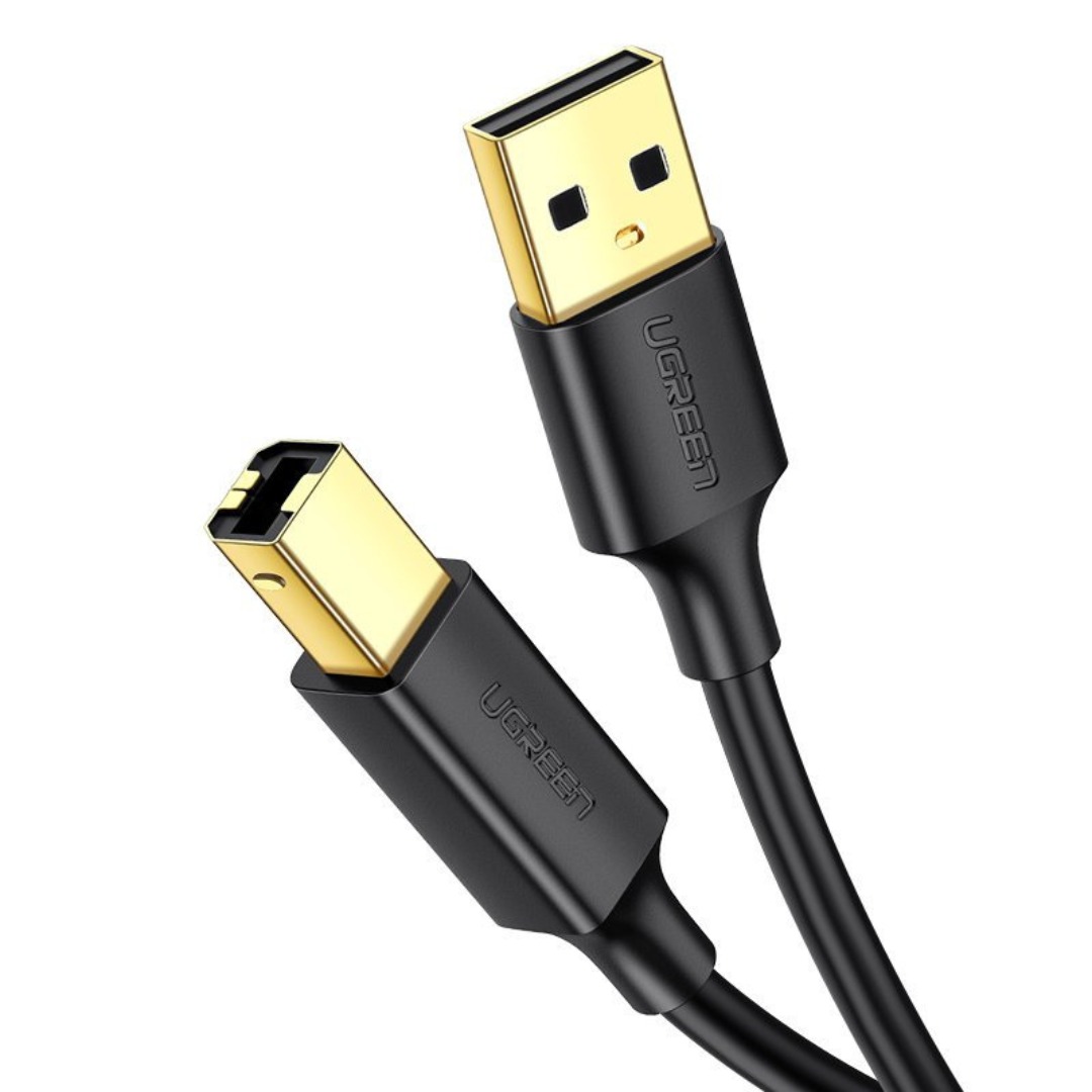UGREEN USB 3.0 AM to BM Print Cable 2m Black - US210