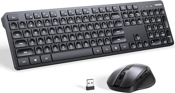 UGREEN Ultra Slim Wireless & Bluetooth Rechargeable Keyboard