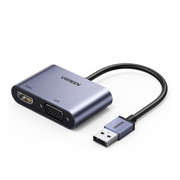 UGREEN USB-A 3.0 to HDMI + VGA Converter UGREEN USB-A 3.0 to HDMI + VGA Converter