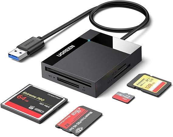 UGREEN 4-In-1 USB 3.0 Card Reader 0.5M