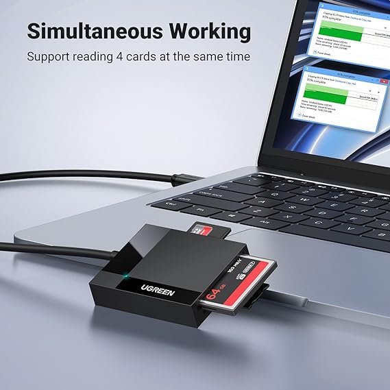 UGREEN 4-In-1 USB 3.0 Card Reader 0.5M