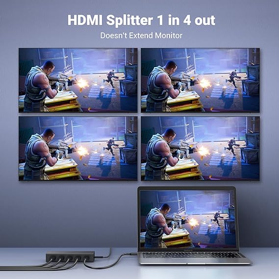 UGREEN HDMI 1 In 4 Out Splitter - 40202UK
