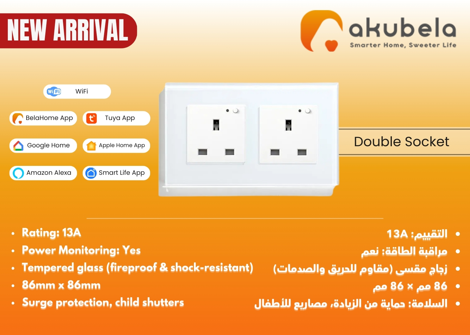 Wifi Double Socket