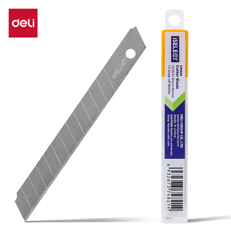 DELI UM509 #13 STEEL BLADE FOR CUTTING KNIFE 9MM