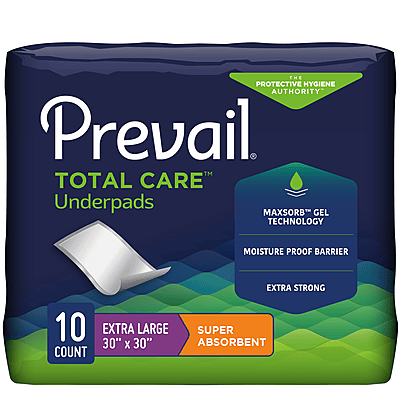 Prevail Super Absorbent Underpad 30x30(4/25)