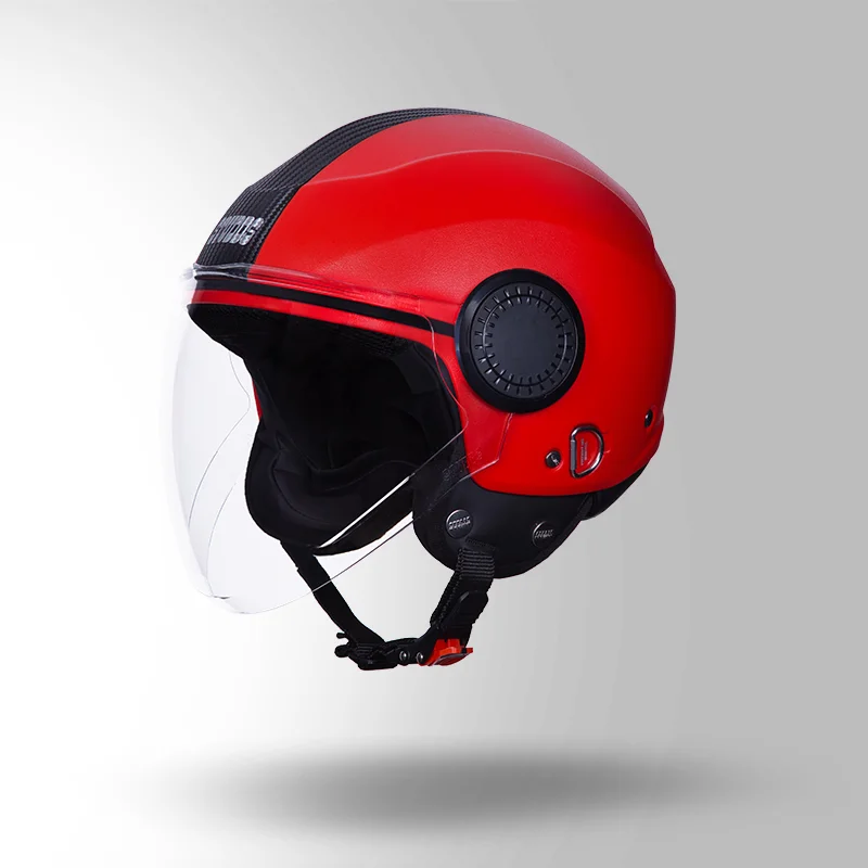 STUDDS URBAN RED WITH BLACK STRIP C/V (XL)
