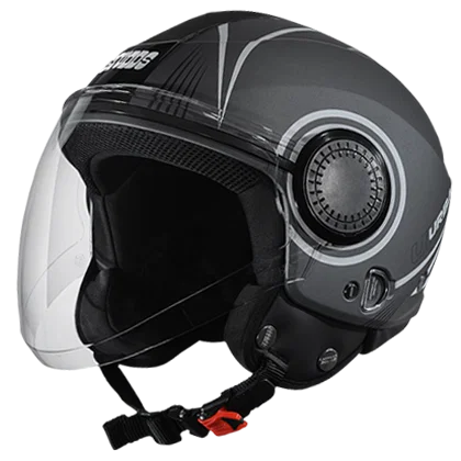 STUDDS URBAN SUPER D1 MATT GUN GREY N6 WHITE C/V (XL)