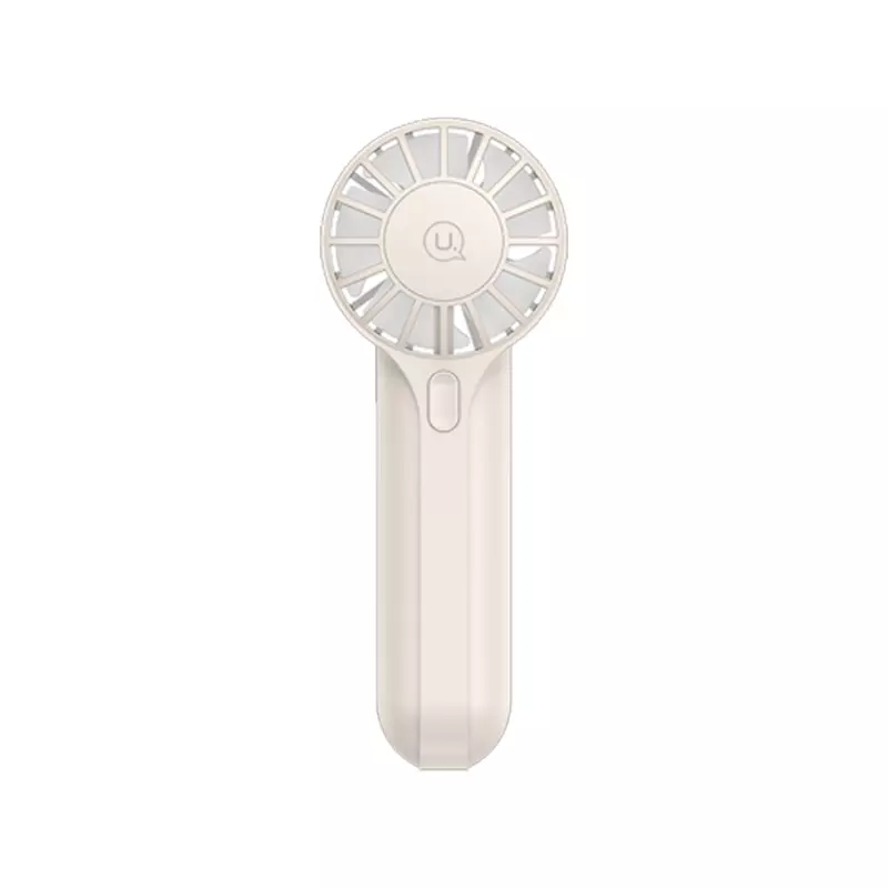 USAMS Handheld Fan High Speed Desk Fan USB Rechargeable Portable Cooling Fan White ZB288W