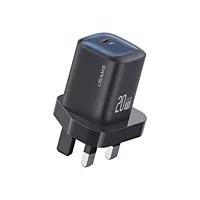 USAMS 20W GaN Fast Charger CC250 Black
