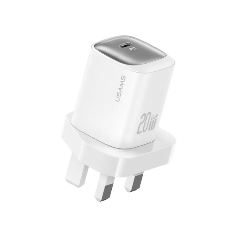 USAMS 30W USB C Gan Charger White