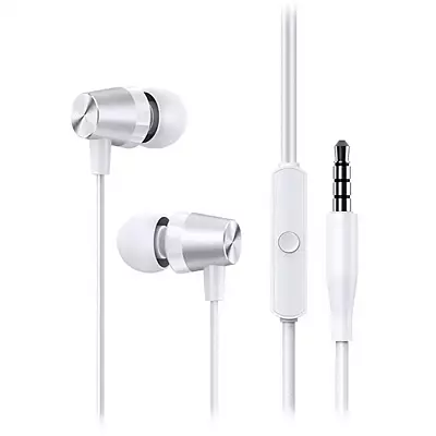 USAMS Earphones with Microphone EP-42, 3.5mm, 1.2m, White