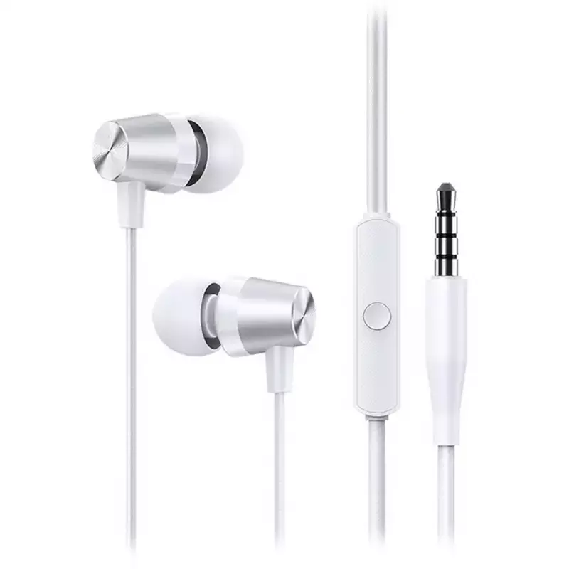 USAMS Earphones with Microphone EP-42, 3.5mm, 1.2m, White