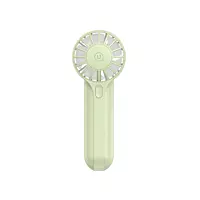 USAMS Handheld Fan High Speed Desk Fan USB Rechargeable Portable Cooling Fan Green ZB288G