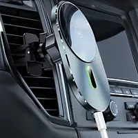 USAMS Magnetic Car Wireless Charging 15W gray CD170DZ01
