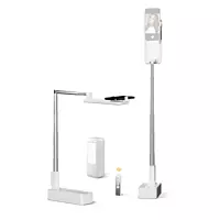 USAMS Multifunctional phone holder with LED lamp white US-ZB265