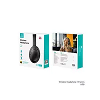 USAMS UJ29 Bluetooth Headphones Over Ear, 3 EQ Music Modes Wireless Headset