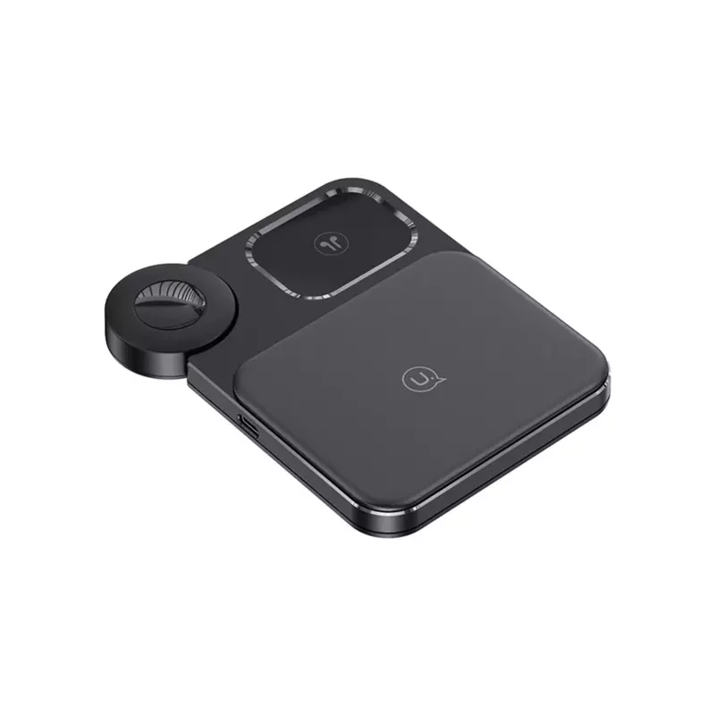 USAMS US-CD190 15W 3 IN 1 Wireless Charger For Iphone , Iwatch , Airpods CD190WXC01