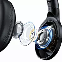USAMS YH series - Wireless Headphone - wireless headphones Black YH21B
