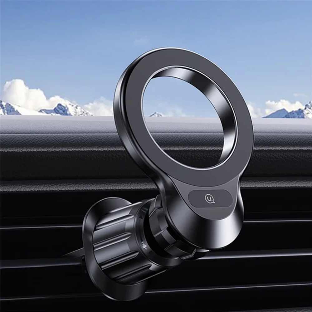 USAMS US-ZJ075 Magnetic Car Phone Holder 360-degree Rotation Air Vent Phone Mount