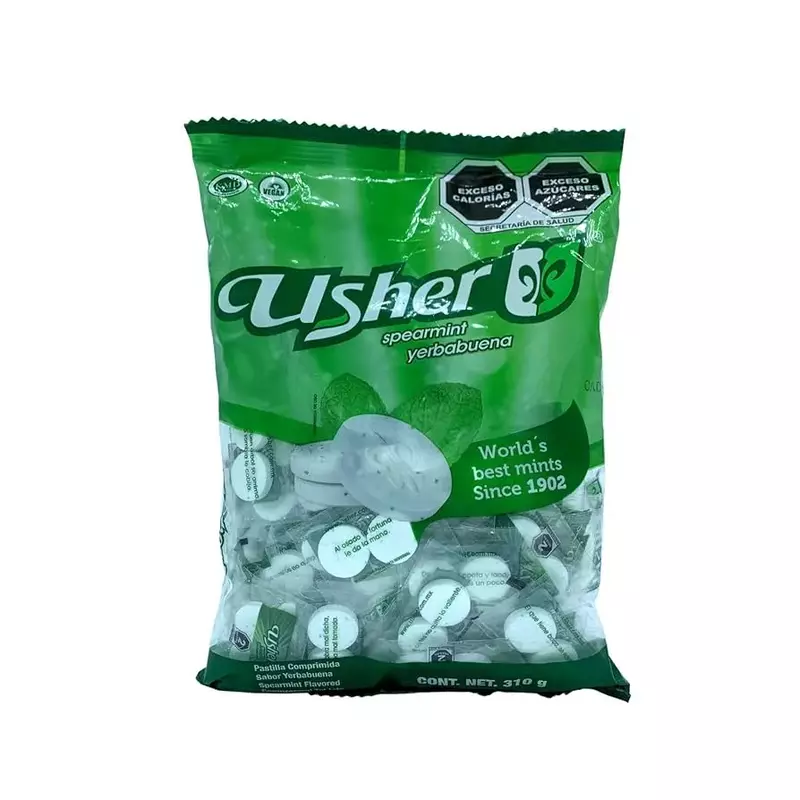 USHER PASTILLAS DE HIERBA BUENA 310 G