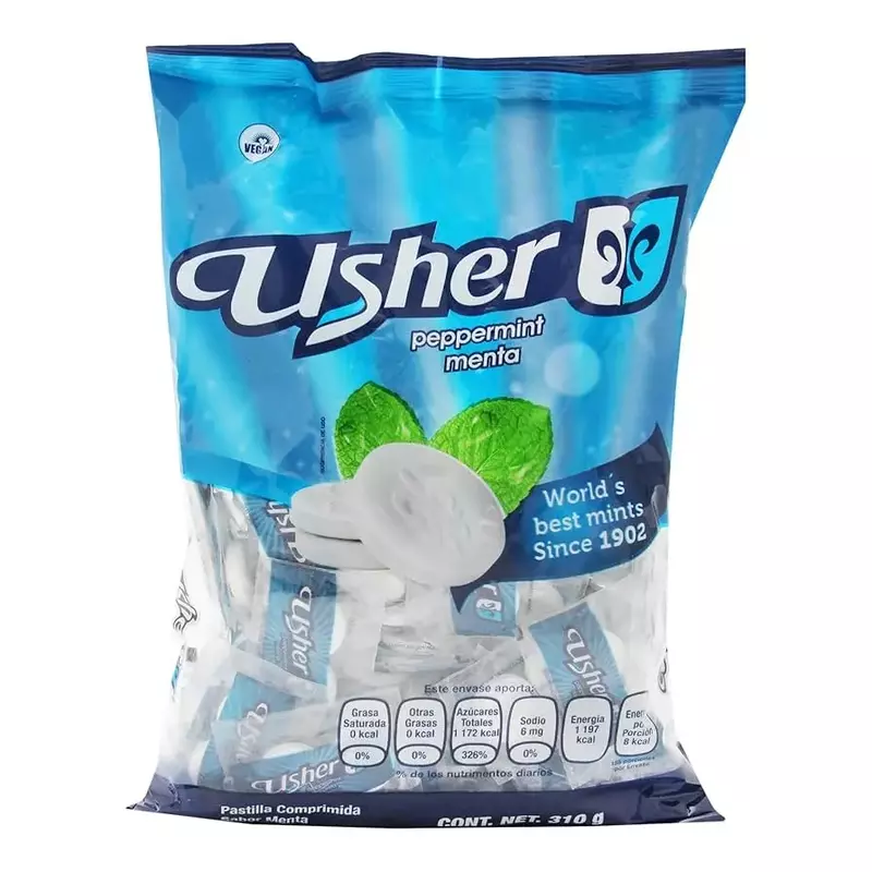 USHER PASTILLAS DE MENTA 310 G