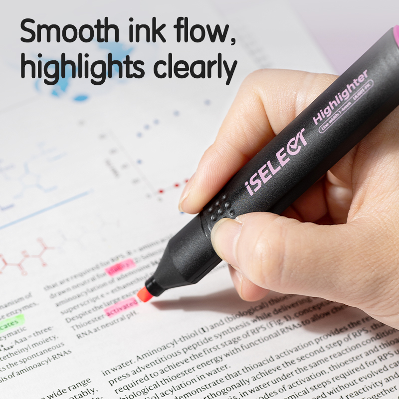 DELI UU601 ISELECT HIGHLIGHTER - PINK