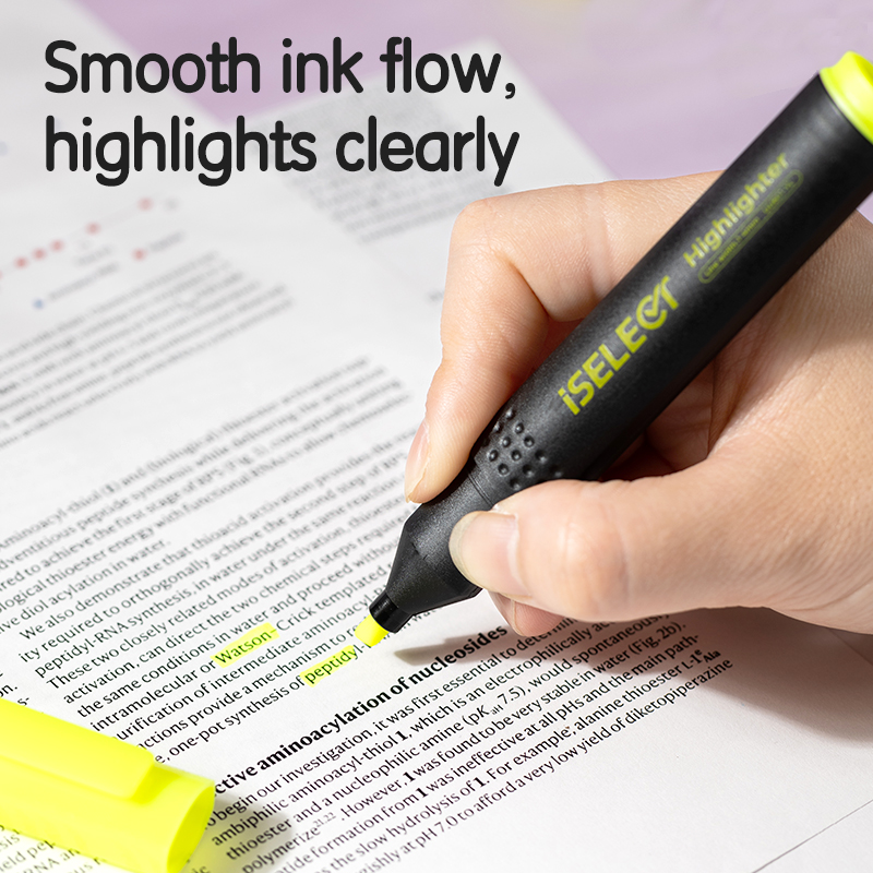 DELI UU601 ISELECT HIGHLIGHTER - YELLOW