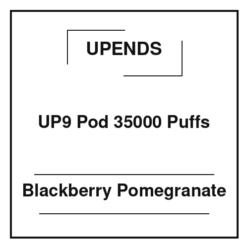 Upends UP9 Pod 35000 Puffs Blackberry Pomegranate