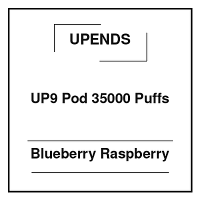 Upends UP9 Pod 35000 Puffs Blueberry Raspberry