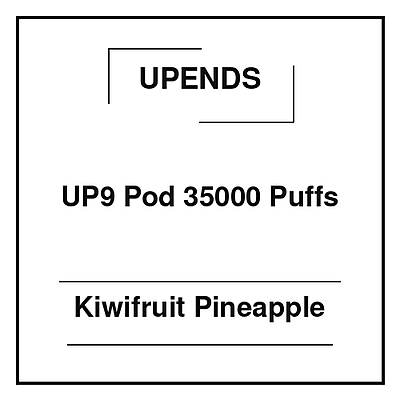 Upends UP9 Pod 35000 Puffs Kiwifruit Pineapple