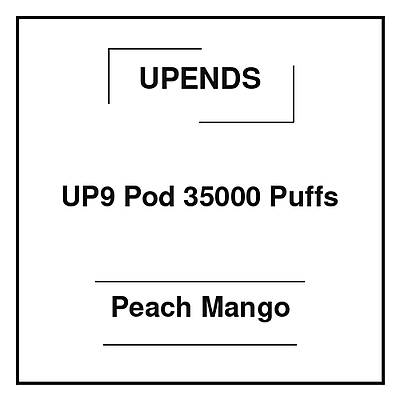 Upends UP9 Pod 35000 Puffs Peach Mango