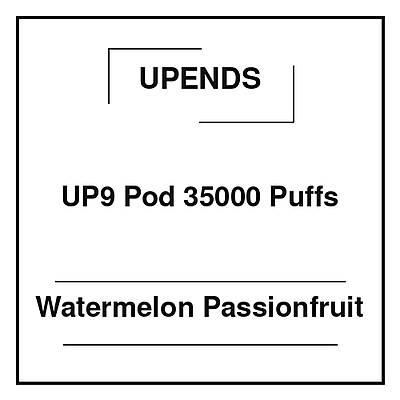 Upends UP9 Pod 35000 Puffs Watermelon Passionfruit