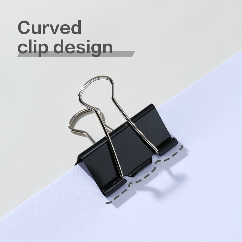 DELI UZ51 BINDER CLIPS 51MM